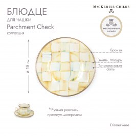 Блюдце для чашки Parchment Check 89206-140